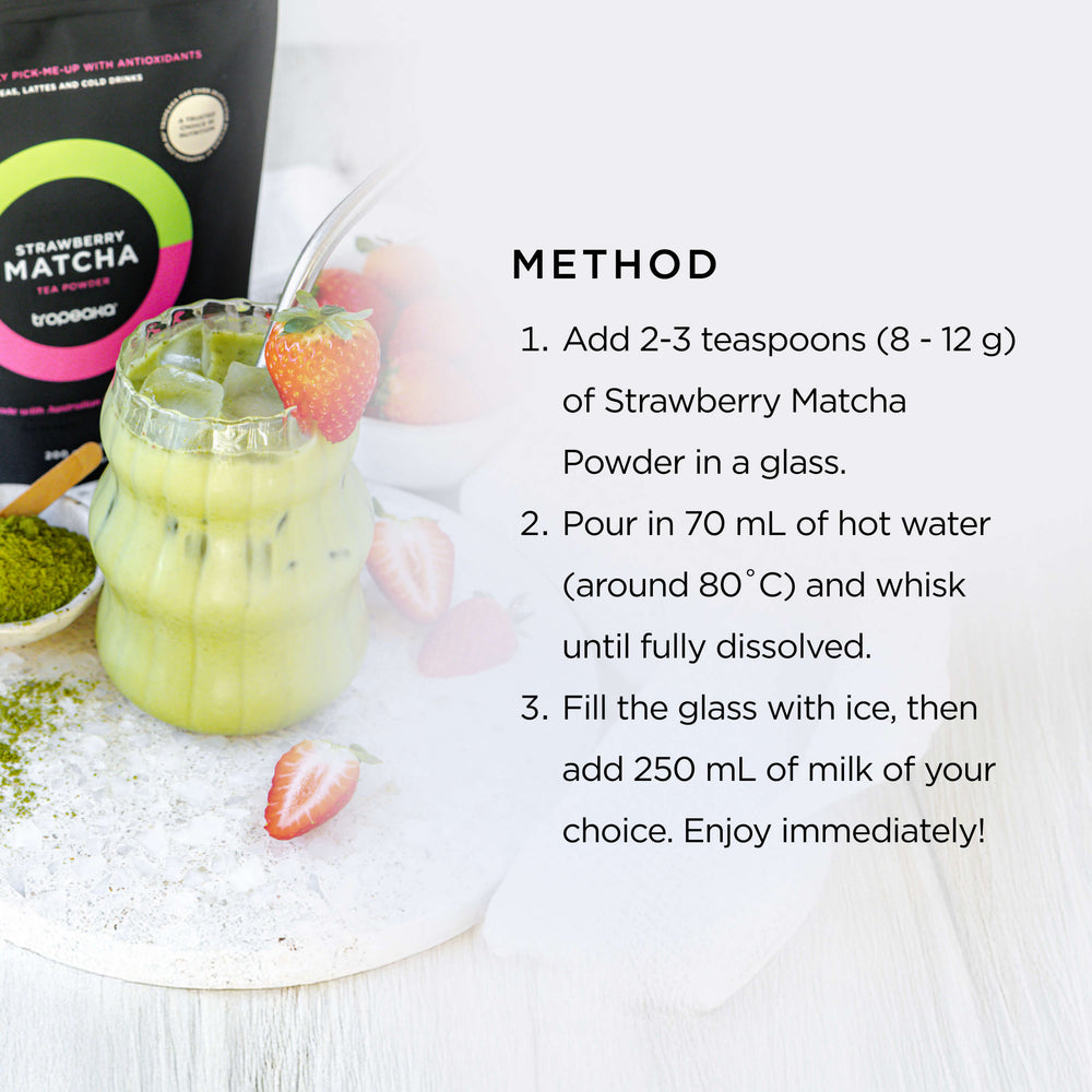STRAWBERRY MATCHA TEA