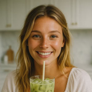 STRAWBERRY MATCHA TEA