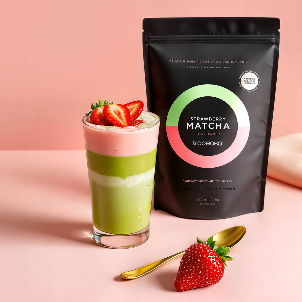STRAWBERRY MATCHA TEA