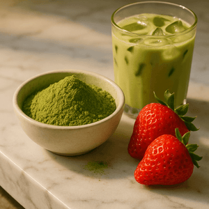 STRAWBERRY MATCHA TEA